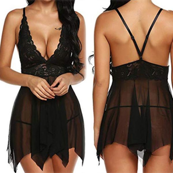 solid color lace lingerie nightgown women v neck sleepwear 2019 night dress spaghetti strap sleep dress chemise lady, Black;red
solid color lace lingerie nightgown women v neck sleepwear 2019 night dress spaghetti strap sleep dress chemise lady, Black;red