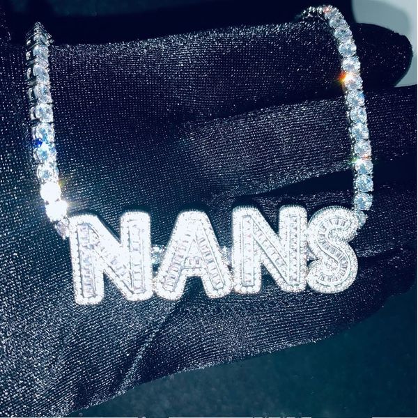 ale hip hop custom name cz letter pendant necklace 4mm 20inch cz tennis chain necklace gold silver bling zirconia men pendant jewelry
ale hip hop custom name cz letter pendant necklace 4mm 20inch cz tennis chain necklace gold silver bling zirconia men pendant jewelry