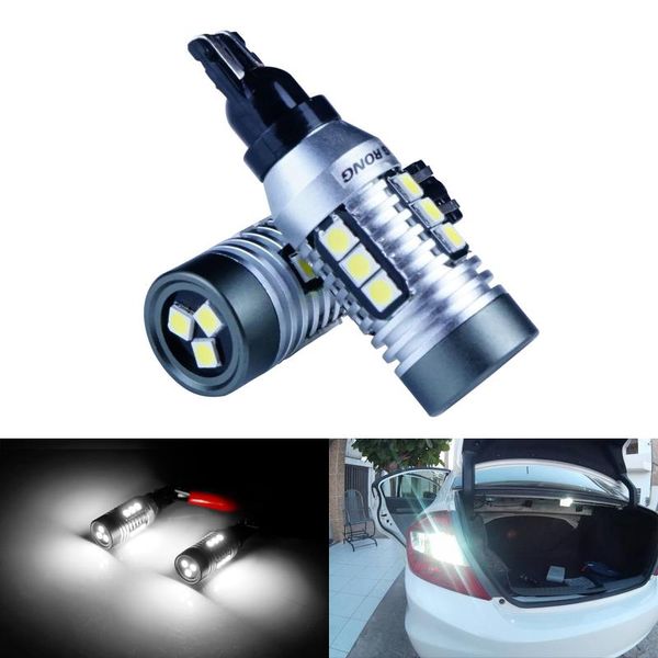 2x white t15 w16w 168 921 15 smd led bulb side indicator tail reverse light lamp