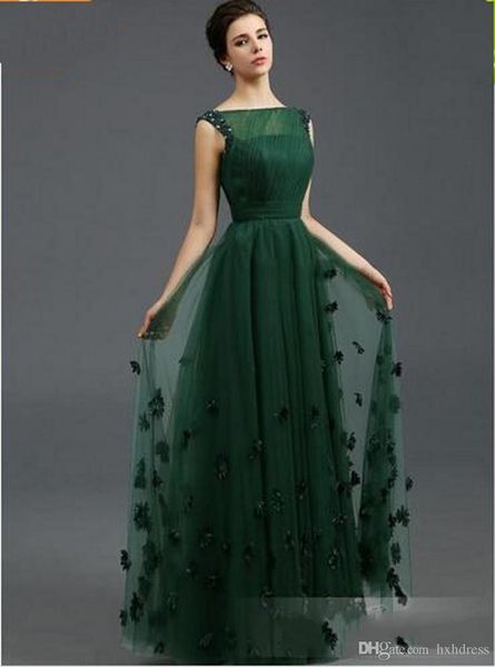 2020 new evening dresses with illusion evening gowns ruffled soft tulle a-line formal dress beaded ball gowns with flowers vestidos de festa, Black;red
2020 new evening dresses with illusion evening gowns ruffled soft tulle a-line formal dress beaded ball gowns with flowers vestidos de festa, Black;red