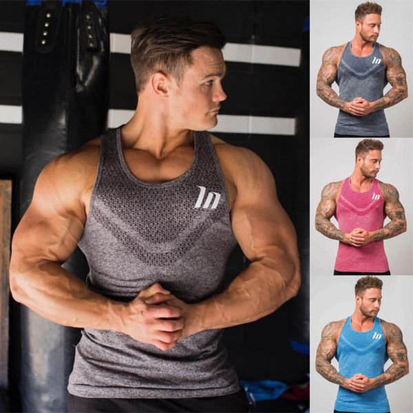 fitness breathable quick-drying sleeveless mens gyms stringer tank bodybuilding men sportwear undershirt fashion vest, White;black
fitness breathable quick-drying sleeveless mens gyms stringer tank bodybuilding men sportwear undershirt fashion vest, White;black