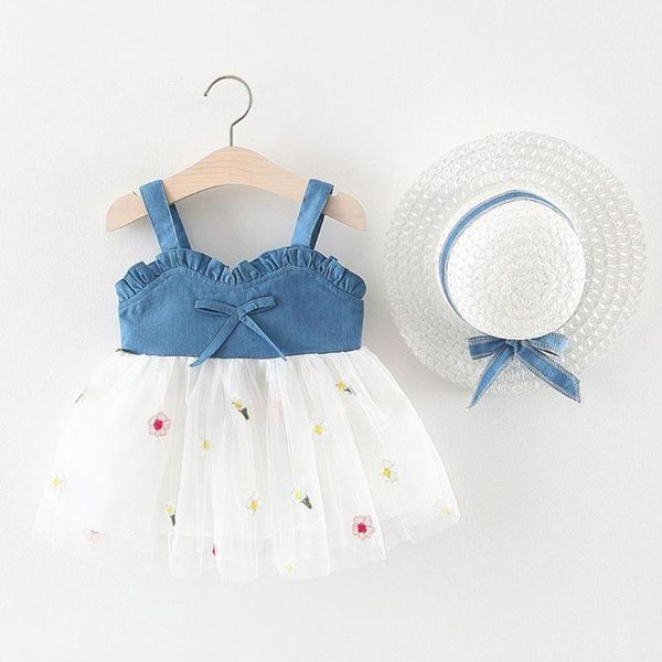 girl's dresses 2pcs/set girls dress +hat toddler baby kids girl sleeveless strap bow flowers tulle princess hat cotton, Red;yellow
girl's dresses 2pcs/set girls dress +hat toddler baby kids girl sleeveless strap bow flowers tulle princess hat cotton, Red;yellow