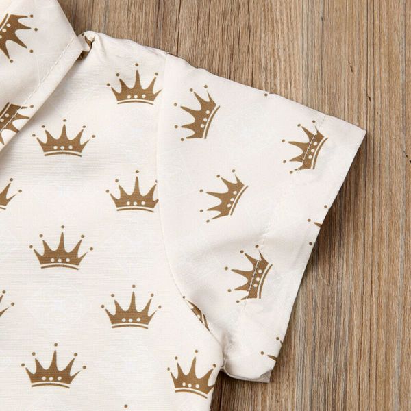 summer 2pcs toddler kids baby boy gentleman t-shirt short sleeves +pants shorts outfits gentle set, White
summer 2pcs toddler kids baby boy gentleman t-shirt short sleeves +pants shorts outfits gentle set, White