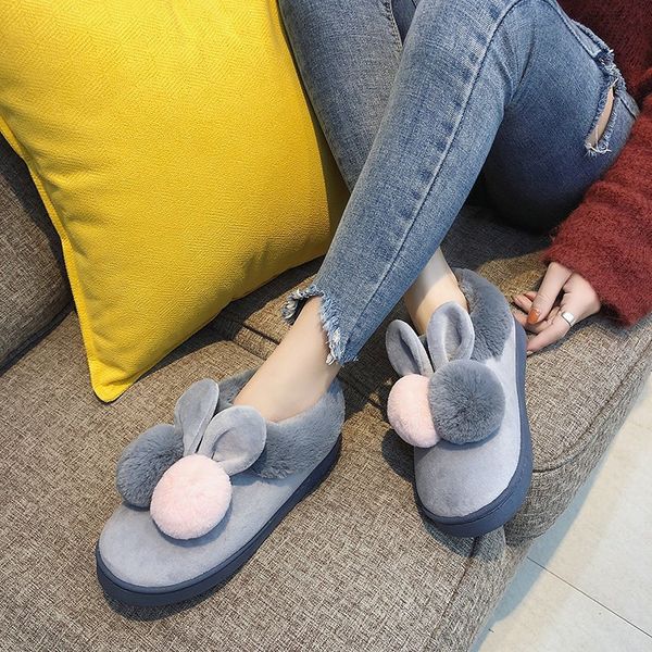 winter slippers women non-slip warm home shoes cartoon ears flat fur home slippers soft sole warm womens houseshoes, Black
winter slippers women non-slip warm home shoes cartoon ears flat fur home slippers soft sole warm womens houseshoes, Black