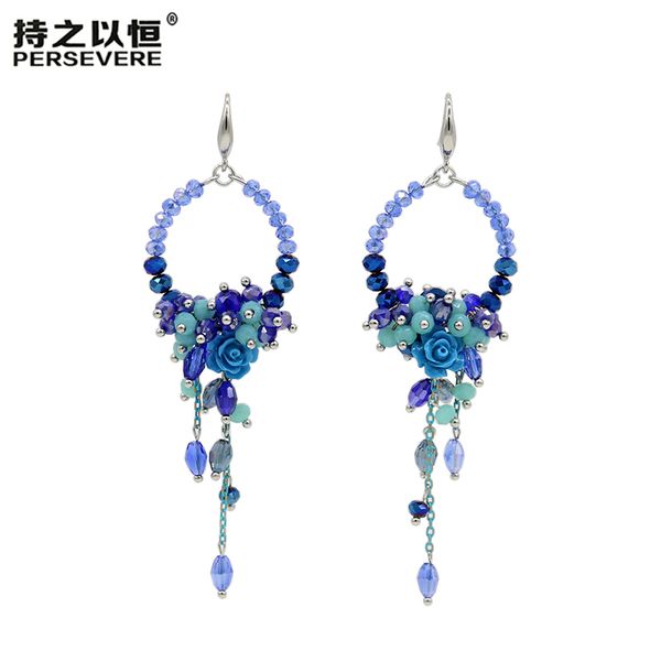 circle crystal flower handmade beaded bohemian dangle long tassel earrings for women boho jewelry 2020, Silver
circle crystal flower handmade beaded bohemian dangle long tassel earrings for women boho jewelry 2020, Silver