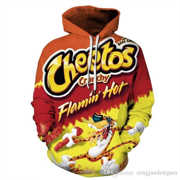 designer snack 3d print hoodies pullover long sleeve homme couple clothing fashion style casual apparel mens, Black
designer snack 3d print hoodies pullover long sleeve homme couple clothing fashion style casual apparel mens, Black