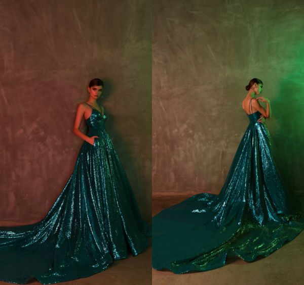 2020 Sequined Evening Gowns Spaghetti Sweep Train A Line Bling Hunter Prom Dress Party Wear Custom Made Special Occasion Dresses, Black;red
2020 Sequined Evening Gowns Spaghetti Sweep Train A Line Bling Hunter Prom Dress Party Wear Custom Made Special Occasion Dresses, Black;red