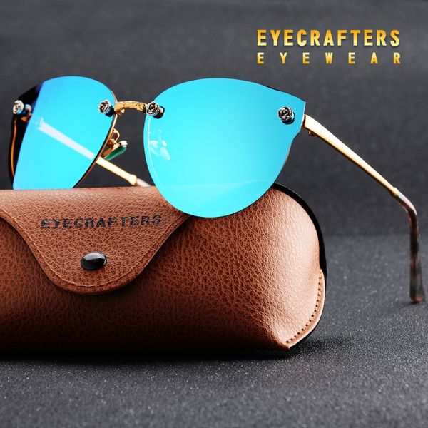 eyecrafters luxury polarized sunglasses womens fashion cat eye mirror reflective sunglasses retro vintage female eyewear, White;black
eyecrafters luxury polarized sunglasses womens fashion cat eye mirror reflective sunglasses retro vintage female eyewear, White;black