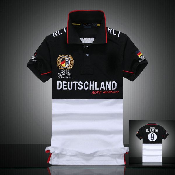 trendy designer brand clothing men polo classic style national flag fabric embroidery t t-shirt casual turn-down tee polos shirt, White;black
trendy designer brand clothing men polo classic style national flag fabric embroidery t t-shirt casual turn-down tee polos shirt, White;black