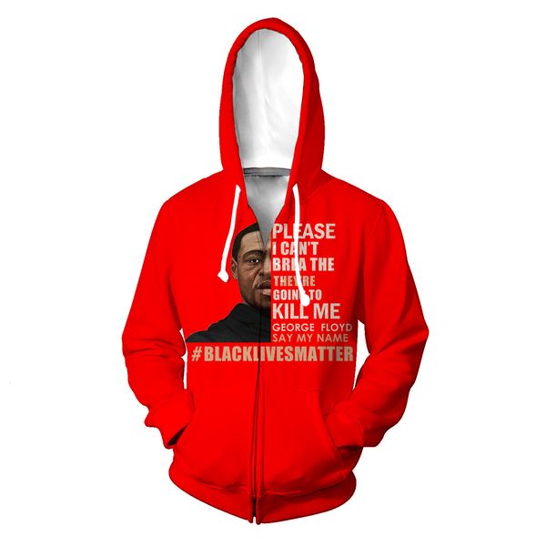 2020 i can't breathe i can't breathe the3d digital printing men's and women's sweater zip hooded, Gray;blue
2020 i can't breathe i can't breathe the3d digital printing men's and women's sweater zip hooded, Gray;blue