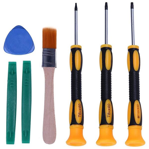 tool kit for one / s / x 360 ps4 and ps3 7 in 1 toolset for controllers and consoles t6 t8h t10h sizes
tool kit for one / s / x 360 ps4 and ps3 7 in 1 toolset for controllers and consoles t6 t8h t10h sizes
