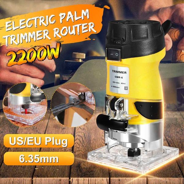 2200w electric hand trimmer 6.35mm 220v 110v 6.35mm wood laminate palms router joiners router for woodworking power tools kit
2200w electric hand trimmer 6.35mm 220v 110v 6.35mm wood laminate palms router joiners router for woodworking power tools kit