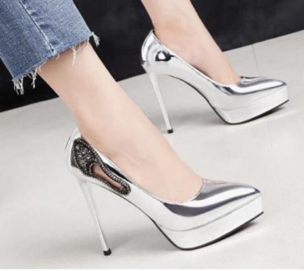 2019 women's shoes in spring and autumn with new style high heel fine heel pointed end waterproof table@26, Black
2019 women's shoes in spring and autumn with new style high heel fine heel pointed end waterproof table@26, Black