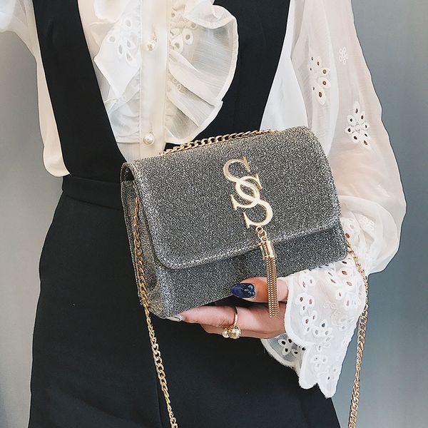 women small sequin crossbody bag flap fashion tassel chain ladies party handbag purse messenger bags
women small sequin crossbody bag flap fashion tassel chain ladies party handbag purse messenger bags