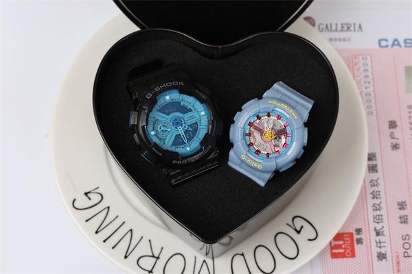 2019 couple watch christmas gift all functions with water resistant sports watch with heart box for lover for family g110 1b, Slivery;brown
2019 couple watch christmas gift all functions with water resistant sports watch with heart box for lover for family g110 1b, Slivery;brown