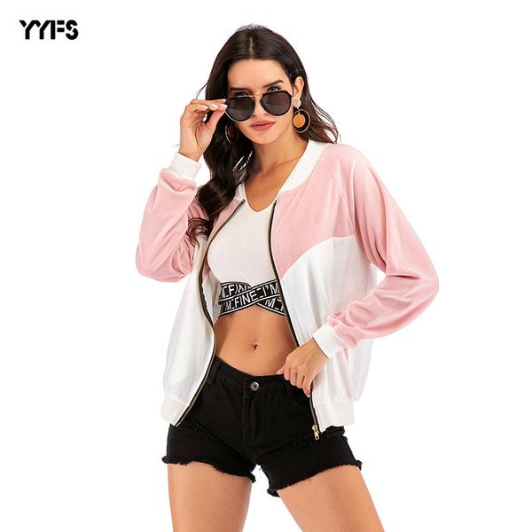 womens designer season casual jacket long sleeve round neck stitching loose sweater women61ys, Black;brown
womens designer season casual jacket long sleeve round neck stitching loose sweater women61ys, Black;brown