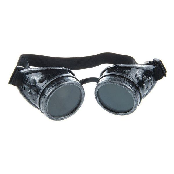 cyber goggles steampunk welding goth cosplay vintage goggles rustic-ancient silver & black
cyber goggles steampunk welding goth cosplay vintage goggles rustic-ancient silver & black