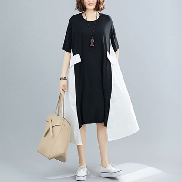 irregular dress women splicing vestidos de fiesta de noche loose ladies dresses patchwork pockets robe femme vestidos mujer, Black;gray
irregular dress women splicing vestidos de fiesta de noche loose ladies dresses patchwork pockets robe femme vestidos mujer, Black;gray