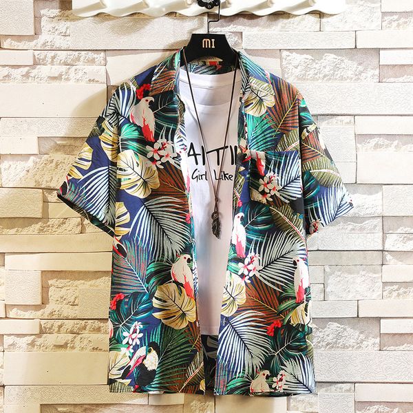 9 style brand summer sell men beach shirt fashion short sleeve floral loose casual shirts plus asian size -5xl 5xl, White;black
9 style brand summer sell men beach shirt fashion short sleeve floral loose casual shirts plus asian size -5xl 5xl, White;black