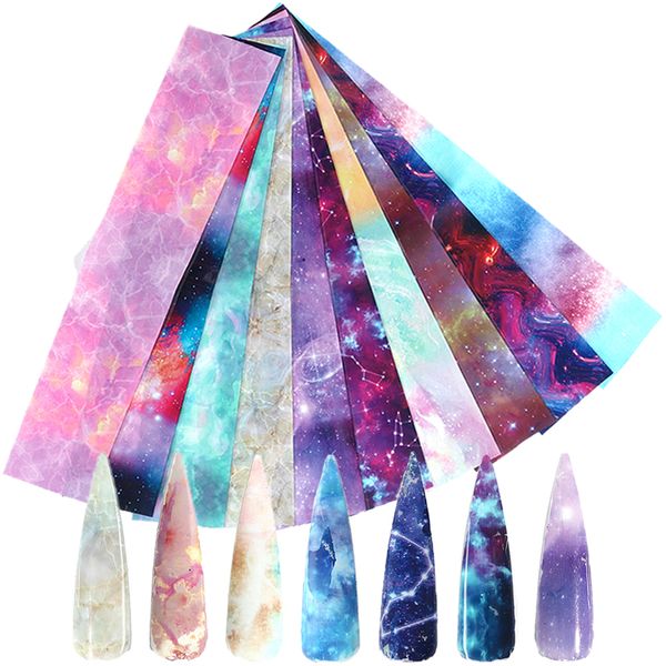 10pcs nail foils stickers 3d charms starry paper adhesive decals marble holographic nail art transfer sticker decoration sa1022, Black
10pcs nail foils stickers 3d charms starry paper adhesive decals marble holographic nail art transfer sticker decoration sa1022, Black