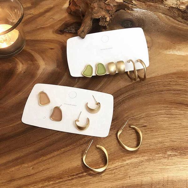 fashion korean dripping oil hoop earrings simpe geometric matte metal circle earrings for women girls fashion accesorios mujer, Golden;silver
fashion korean dripping oil hoop earrings simpe geometric matte metal circle earrings for women girls fashion accesorios mujer, Golden;silver
