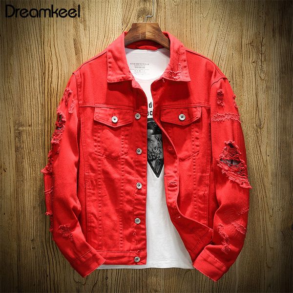 men's jacket plus size jacket jaqueta masculina bomber new 2019 autumn fashion hole denim men single breasted y, Black;brown
men's jacket plus size jacket jaqueta masculina bomber new 2019 autumn fashion hole denim men single breasted y, Black;brown
