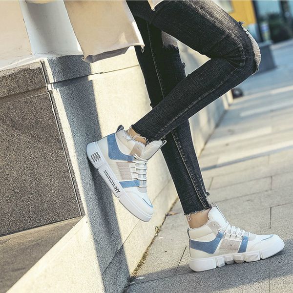 women snow boots winter warm ankle pu plus velvet non-slip high-lace-up casual booties fashion ladies sneakers, Black
women snow boots winter warm ankle pu plus velvet non-slip high-lace-up casual booties fashion ladies sneakers, Black