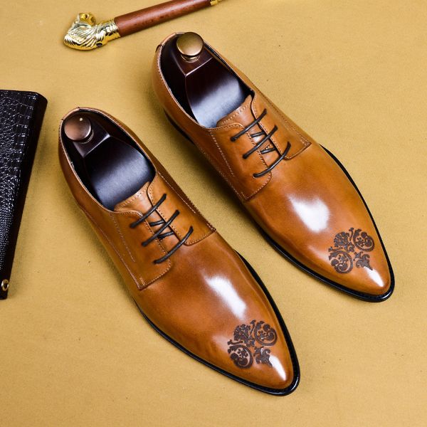 summer mens formal shoes leather oxford shoes for men dressing wedding men's brogues office lace up male zapatos de hombre, Black
summer mens formal shoes leather oxford shoes for men dressing wedding men's brogues office lace up male zapatos de hombre, Black