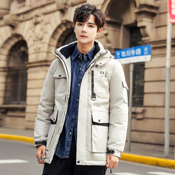 autumn and winter youth down jacket college student jacket white duck down handsome korean version of the men's thick coat, Black
autumn and winter youth down jacket college student jacket white duck down handsome korean version of the men's thick coat, Black