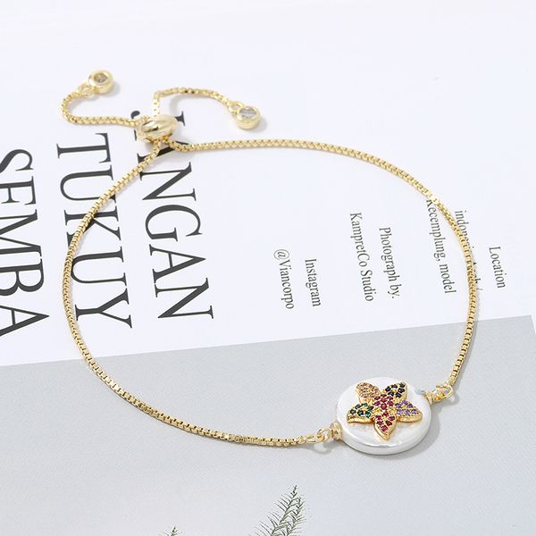korean version of the sweet color petal gold bracelet for friends bracelet jewelry adjustable pull copper chain red rope, Black
korean version of the sweet color petal gold bracelet for friends bracelet jewelry adjustable pull copper chain red rope, Black