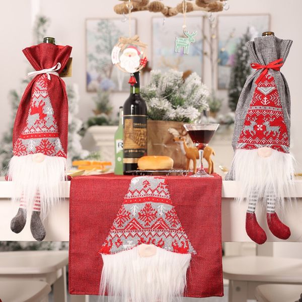 merry christmas wine bottle cover for home santa claus three-dimensional long-legs wine bottle bag simulation beard red bag
merry christmas wine bottle cover for home santa claus three-dimensional long-legs wine bottle bag simulation beard red bag