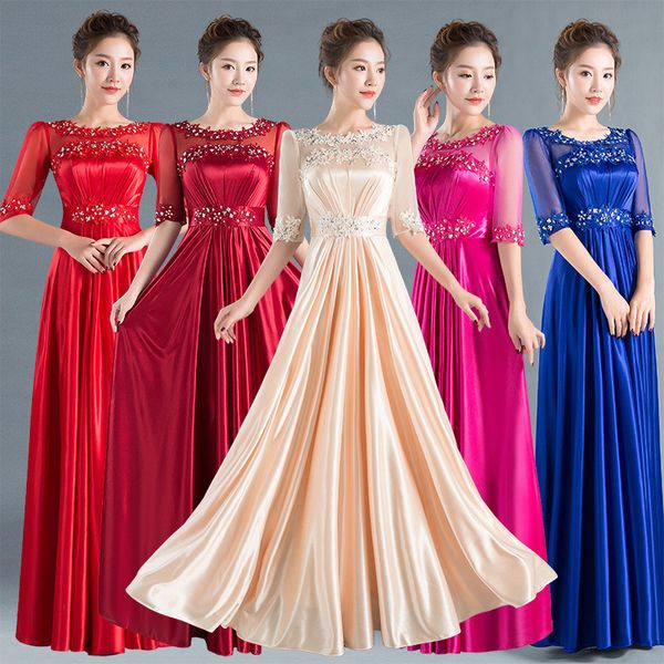 runway dresses luke bear 2021 chorus long host dress choir female costume show thin, Black
runway dresses luke bear 2021 chorus long host dress choir female costume show thin, Black