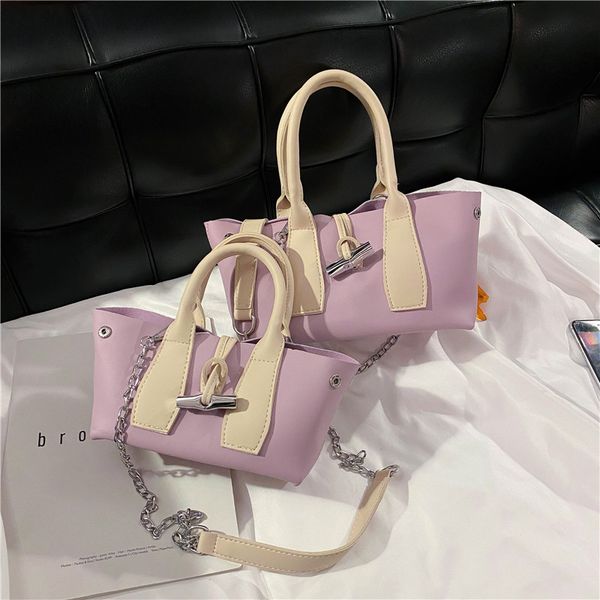 summer horns buckle female bag 2020 new wave fashion simple messenger bag wild tote large capacity wandering