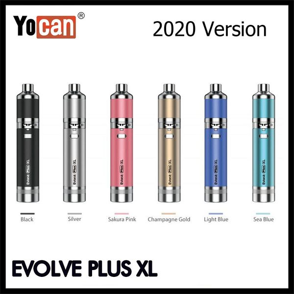 Аутентичные Yocan Evolve Plus XL Воск Pen 2020 Версия 1400mAh Vape Pen Starter Kit с кремнием Jar QQC 100% оригинал
Аутентичные Yocan Evolve Plus XL Воск Pen 2020 Версия 1400mAh Vape Pen Starter Kit с кремнием Jar QQC 100% оригинал