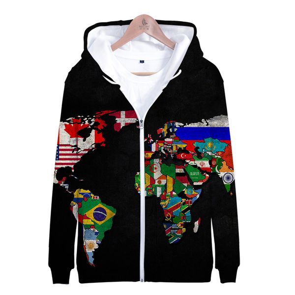 2019 new 3d print national plate and country section zipper hooded sweatshirt men/women hip hop casual zipper clothes, Black
2019 new 3d print national plate and country section zipper hooded sweatshirt men/women hip hop casual zipper clothes, Black