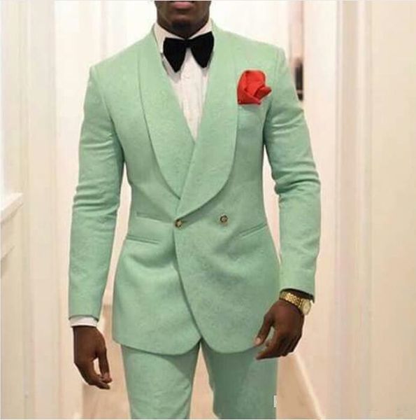mint green men groom tuxedos for wedding suits 2020 shawl lapel double breasted two pieces (jacket pants) formal man blazer, White;black
mint green men groom tuxedos for wedding suits 2020 shawl lapel double breasted two pieces (jacket pants) formal man blazer, White;black
