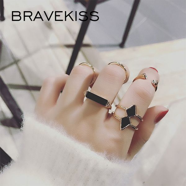 bravekiss 5pcs/set geometric rings set for women finger accessories personality arrow black rectangle adjustment ring pr0205, Silver
bravekiss 5pcs/set geometric rings set for women finger accessories personality arrow black rectangle adjustment ring pr0205, Silver