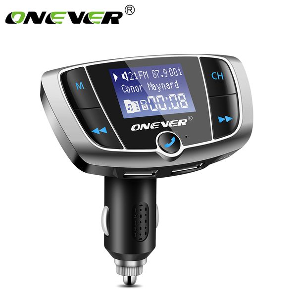 onever bluetooth fm transmitter wireless radio adapter fm modulator car kit with 3.4a dual usb car charger voltmeter dc 12-24v
onever bluetooth fm transmitter wireless radio adapter fm modulator car kit with 3.4a dual usb car charger voltmeter dc 12-24v