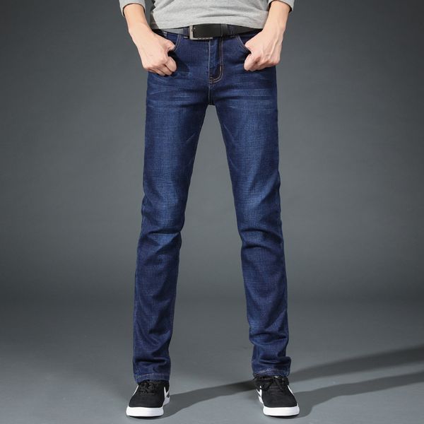 2019 spring and autumn men's jeans casual fashion comfortable slim fit elasticity youth straight-cut large size cowboy trousers, Blue
2019 spring and autumn men's jeans casual fashion comfortable slim fit elasticity youth straight-cut large size cowboy trousers, Blue