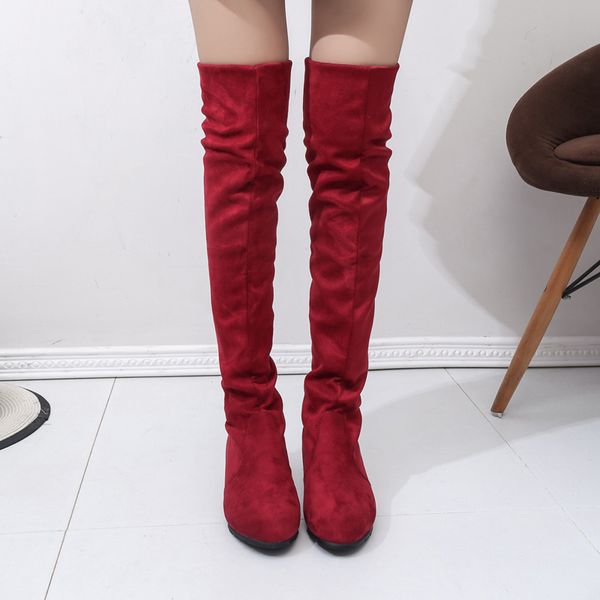 woman's high boots shoes fashion women over the knee high boots autumn winter bota feminina thigh, Black
woman's high boots shoes fashion women over the knee high boots autumn winter bota feminina thigh, Black