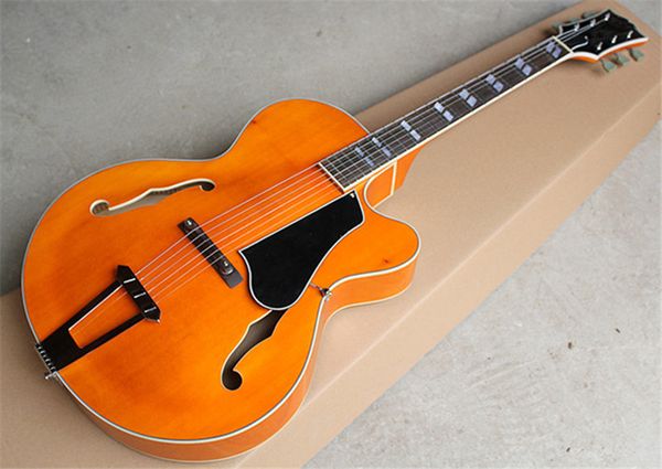 orange hollow jazz electric guitar after deep wine red factory direct sales pgraphy,can be customized
orange hollow jazz electric guitar after deep wine red factory direct sales pgraphy,can be customized