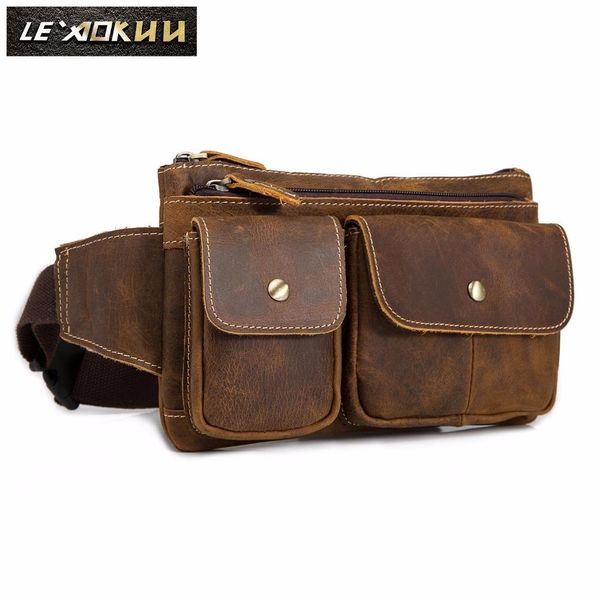 quality leather men casual design waist belt bag chest pack fashion cowhide travel 7" phone cigarette case pouch male 9802
quality leather men casual design waist belt bag chest pack fashion cowhide travel 7" phone cigarette case pouch male 9802