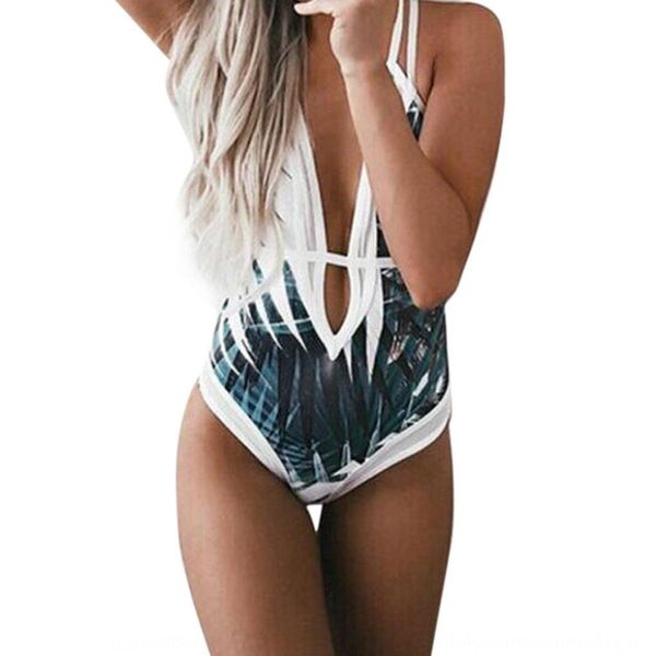 2020 leaf one-piece mosaic with bikini swimsuit zipper women's bikini one-piece swimsuit, White;black 
2020 leaf one-piece mosaic with bikini swimsuit zipper women's bikini one-piece swimsuit, White;black