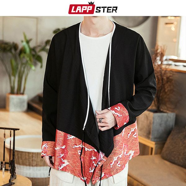 men cotton linen streetwear kimono 2019 mens patchwork harajuku loose shirts male summer chinese thin kimono cardigan, White;black
men cotton linen streetwear kimono 2019 mens patchwork harajuku loose shirts male summer chinese thin kimono cardigan, White;black