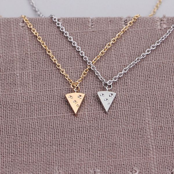 1 new geometric triangle pizza cake pendant necklace lucky good friends ape cheese food clavicle chain woman mother men's family gifts, Silver
1 new geometric triangle pizza cake pendant necklace lucky good friends ape cheese food clavicle chain woman mother men's family gifts, Silver