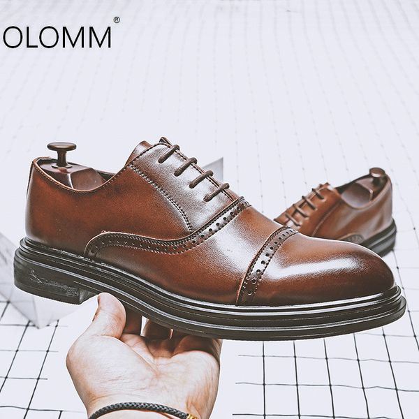 fashion mens autumn business dress brock england leather men dress shoes zapatos de hombre men shoes, Black
fashion mens autumn business dress brock england leather men dress shoes zapatos de hombre men shoes, Black