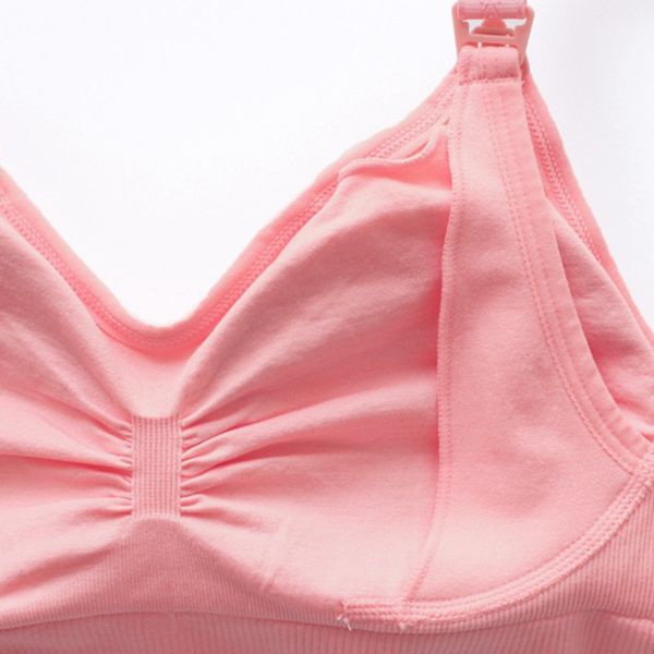 pregnent women feeding nursing breastfeeding bra no steel ring cotton sleep underwear striped print full cup bra mlternity, White
pregnent women feeding nursing breastfeeding bra no steel ring cotton sleep underwear striped print full cup bra mlternity, White