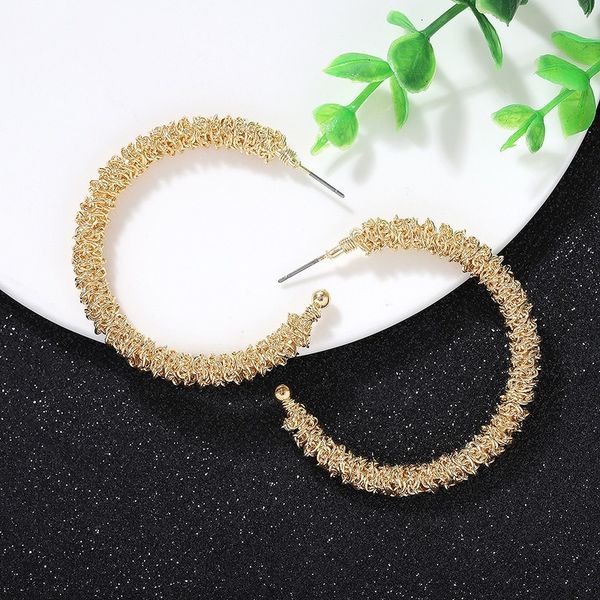 punk style semicircular alloy hoop earrings simple fashion geometric hollow semicircle earrings for women trend catwalk new, Golden;silver
punk style semicircular alloy hoop earrings simple fashion geometric hollow semicircle earrings for women trend catwalk new, Golden;silver