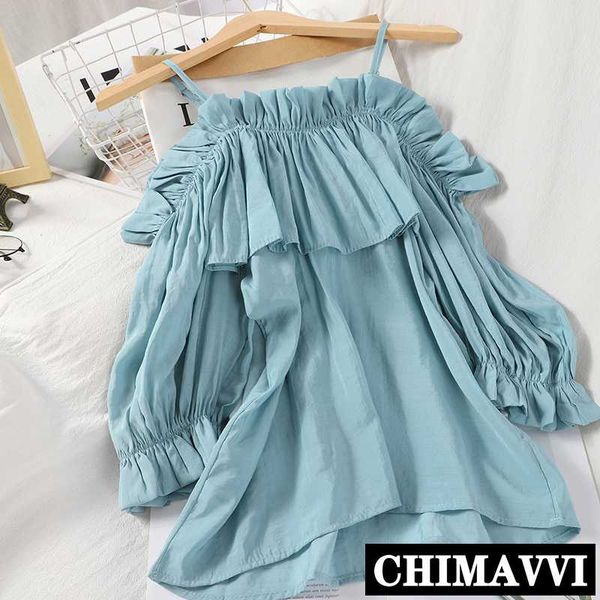off-the-shoulder straps shirt solid female korean sweet ruffled loose shirt women casual short sleeve blouses for summer, White
off-the-shoulder straps shirt solid female korean sweet ruffled loose shirt women casual short sleeve blouses for summer, White
