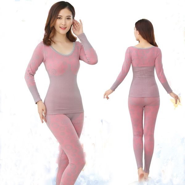 fashion ropa mujer invierno 2019 lace collar women+long+johns printing women winter clothes comfortable thermal underwear women, Black;pink
fashion ropa mujer invierno 2019 lace collar women+long+johns printing women winter clothes comfortable thermal underwear women, Black;pink